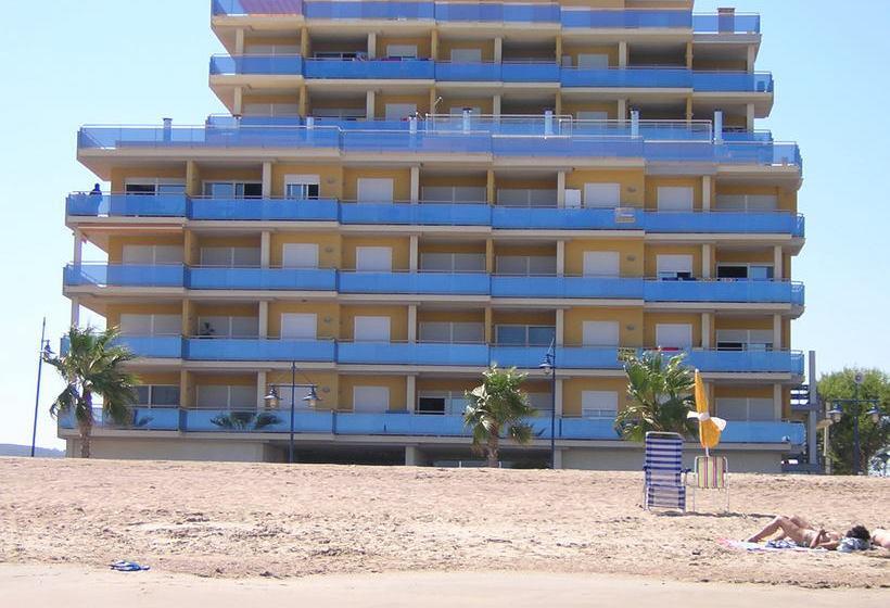 Apartamento con aire acondicionado en 1ª linea de playa edificio Molí de Vent Peñíscola Exterior foto